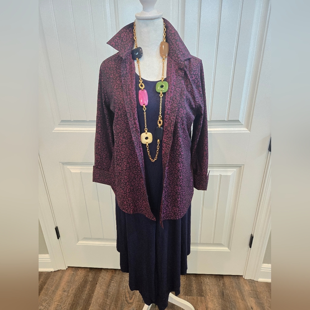 Vasna Layered Asymmetrical Dress, Size Medium